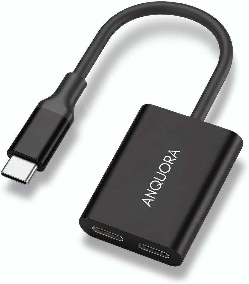 ANQUORA Store AR Glasses Adapter, USB C to AR Glasses 4K@60Hz and Charging Up to 100W PD, Plug and Play, Compatible with Switch 1,Steam Deck, ROG Ally and More, Supports Rokid/XREAL/Viture AR Glasses - Image 1
